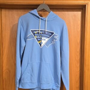 Mens light blue PFG Columbia hoodie